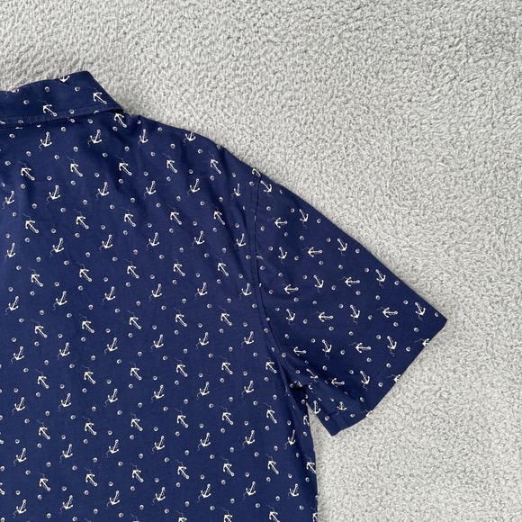 Polo Ralph Lauren Polo Men Medium Blue Anchors Nautical Embroidered‎ R67 - Picture 14 of 16